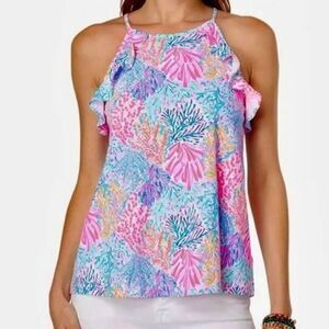 Lilly Pulitzer Billie Top - Multi Splashdance